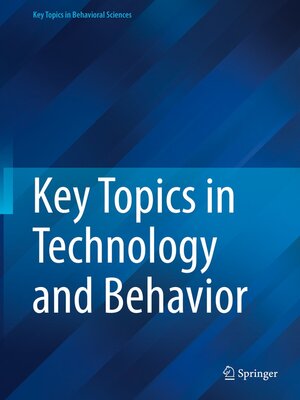 cover image of Key Topics in Technology and Behavior